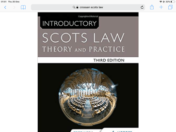 Sean Crossan’s Scots Law